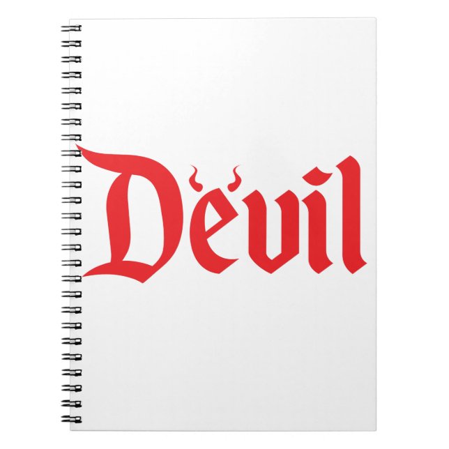 Carnet Diable rouge (Devant)