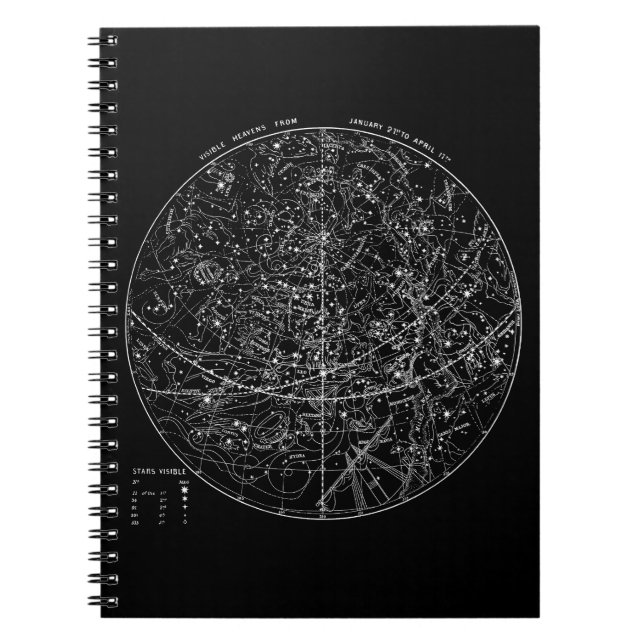 Carnet Diagramme en étoile d'astronomie (Devant)