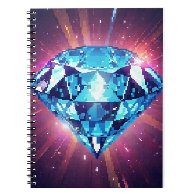 Carnet Diamant Pixelisé Lumineux (Devant)