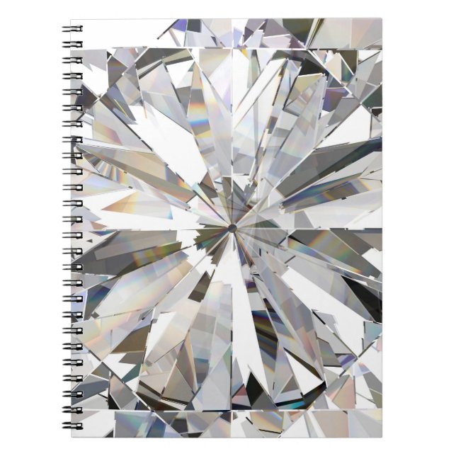 Carnet Diamant réaliste : Agrandissement 3D (Devant)