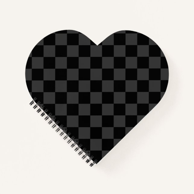 Carnet Diamants noirs et fumés - Élégants et intemporels (Devant)