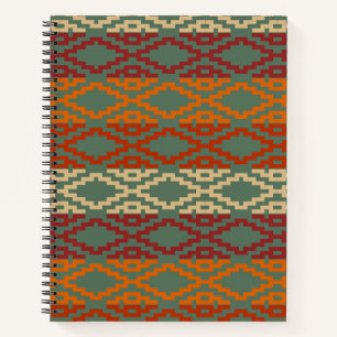Carnet Diamants tribaux du sud-ouest aztèque