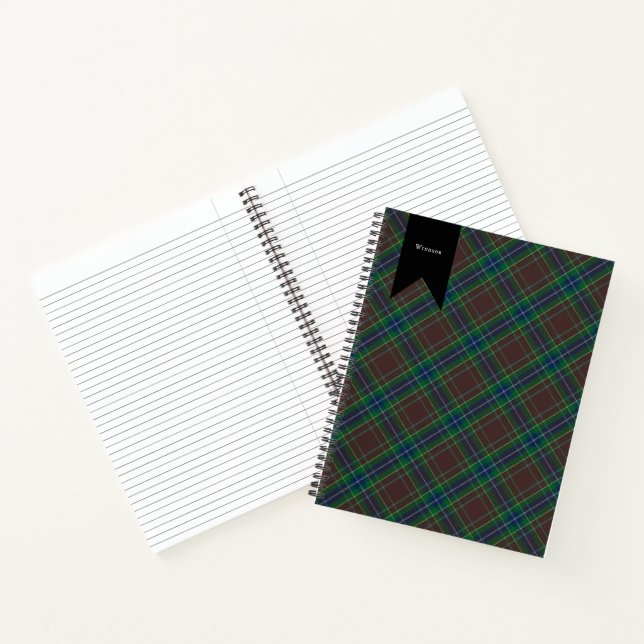 Carnet Diana Chasse Mode Princesse Tartan Plaid (Intérieur)