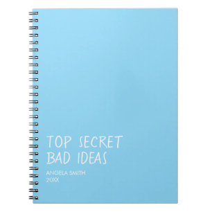 Carnet d'idées nulles top secret – Humour noir drô