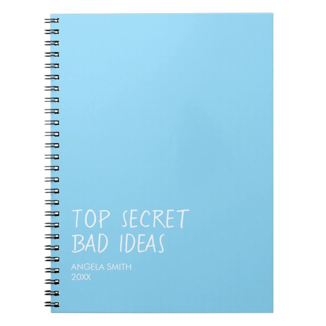 Carnet d'idées nulles top secret – Humour noir drô (Devant)