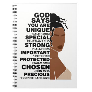 Carnet Dieu Dit Que Je Suis Belle Reine Noire Melanin Fem