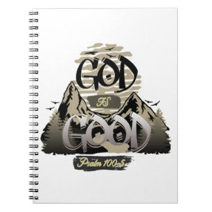 Carnet Dieu est bon - Inspiration chrétienne conception