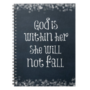 Carnet Dieu est en elle, elle ne tombera pas dans la Bibl