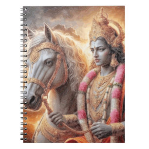 Carnet Dieu hindou avec le cheval - Classeur