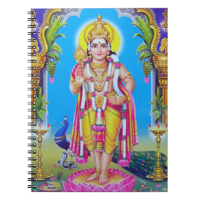 Carnet Dieu indou Muruga (Devant)