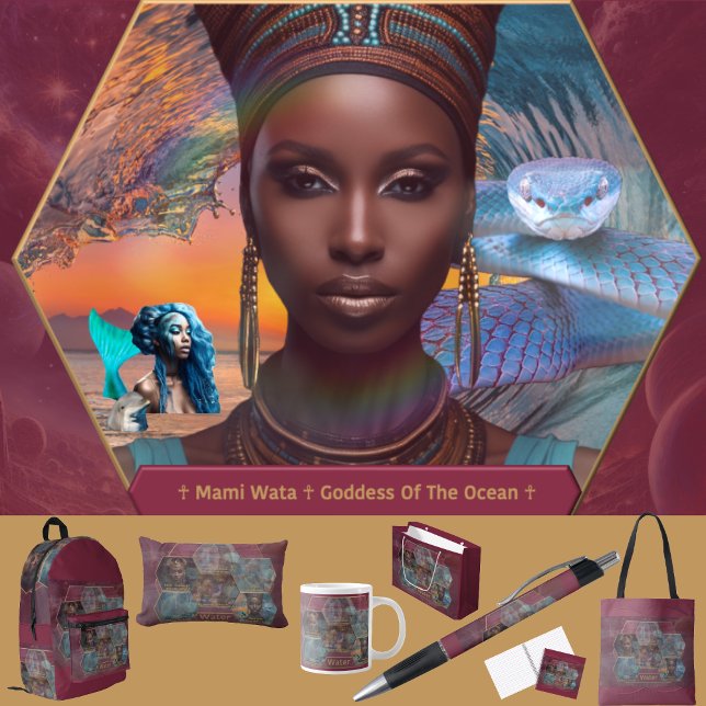 Carnet Dieux et Déesses de l'Eau (Get the full “Gods + Goddesses Of Water” collection: https://bit.ly/OurAncestorsZazzle.)