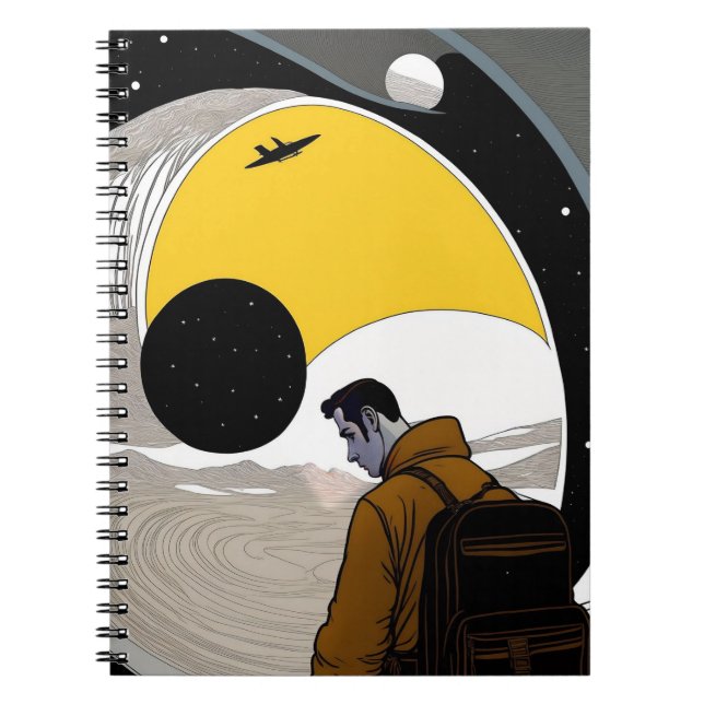 Carnet d'illustration de voyage cosmique (Devant)
