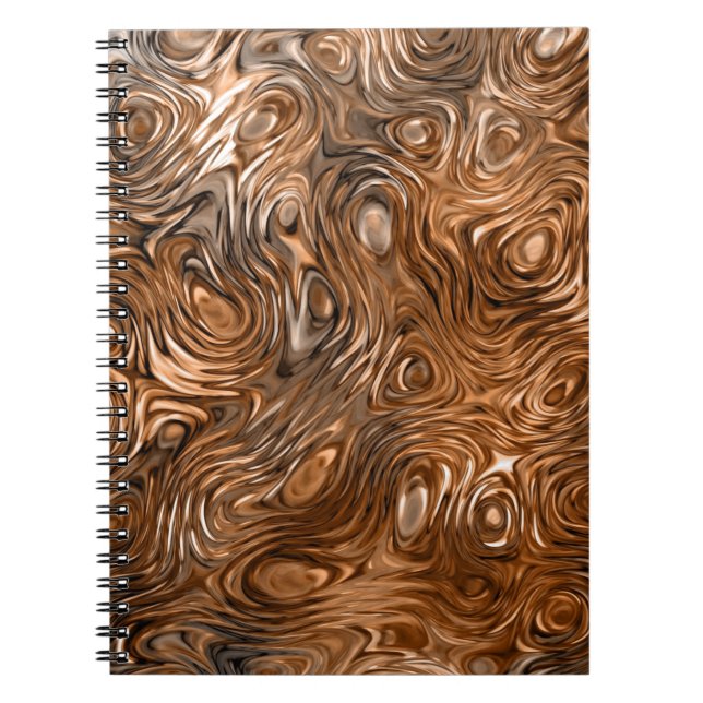 Carnet d'impression "cuivre" moulé (Devant)