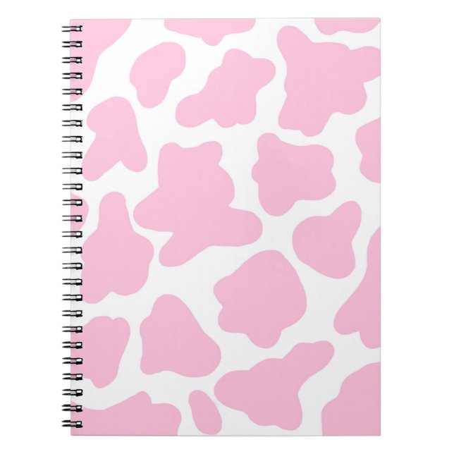 carnet d'impression de vache rose (Devant)