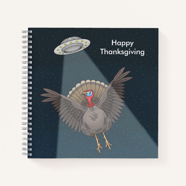 Carnet Dinde sauvée par des extraterrestres avant le dîne (Devant)