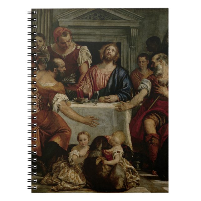 Carnet Dîner chez Emmaus (huile sur la toile) (Devant)