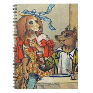 Carnet Dîner de chien victorien Dress Doggy