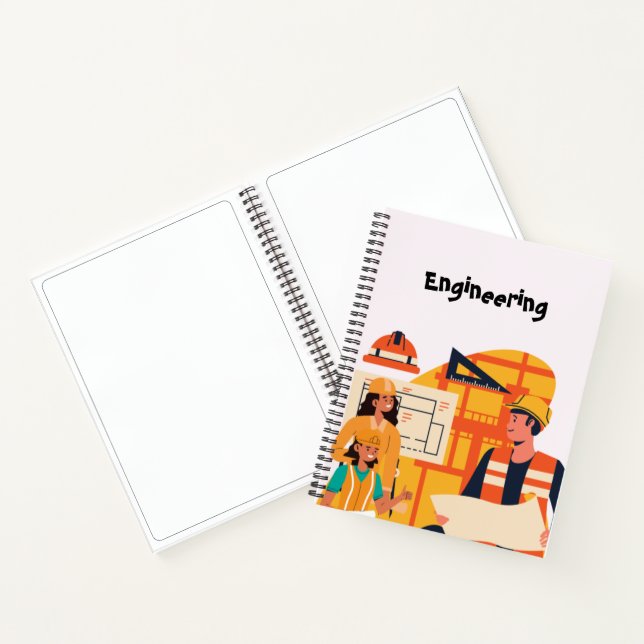 carnet d'ingénierie beige (Intérieur)