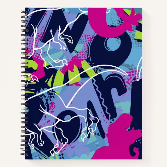 Carnet Dino Abstrait (Devant)