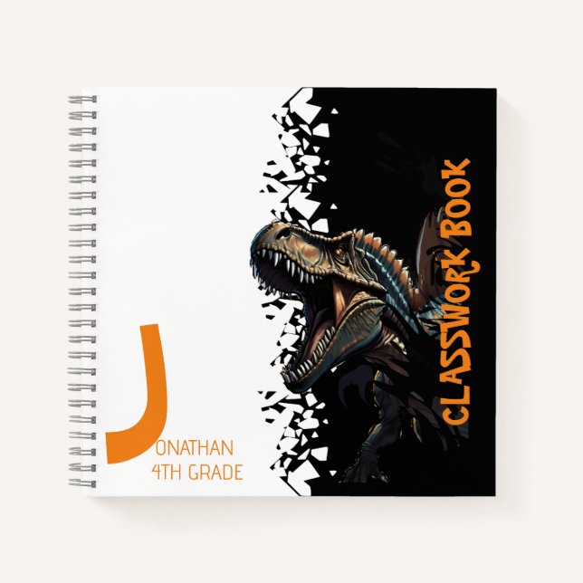 Carnet Dino Spinosaurus Féroce pour Enfants (Devant)