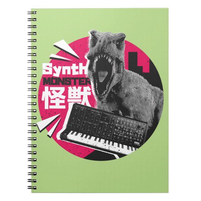Carnet Dino Synth Musicien (Devant)