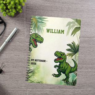 Carnet Dinosaur Tyrannosaurus Rex jungle