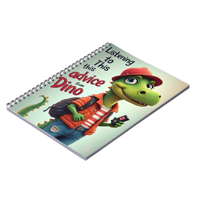 Carnet dinosaure (Côté gauche)