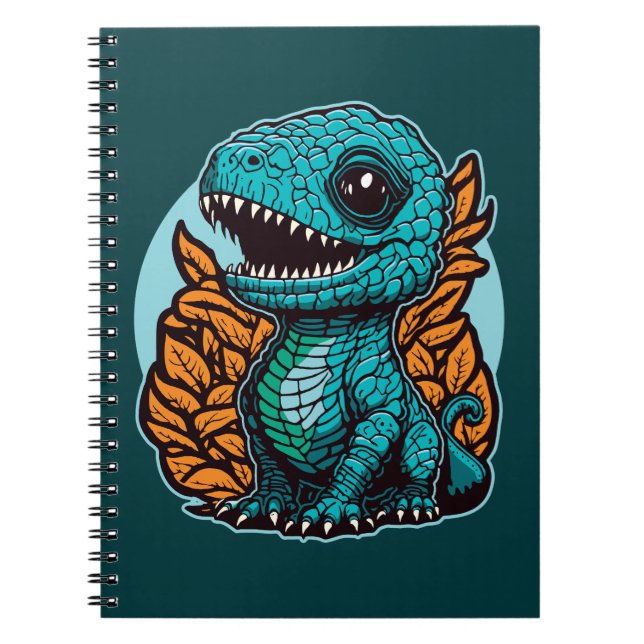Carnet Dinosaure Bébé mignon (Devant)
