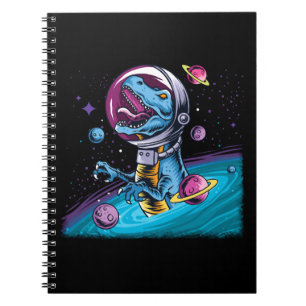 Carnet Dinosaure de T-Rex drôle dans l'espace