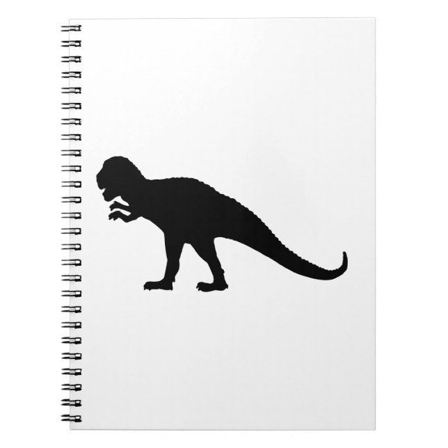 Carnet Dinosaure noir (Devant)