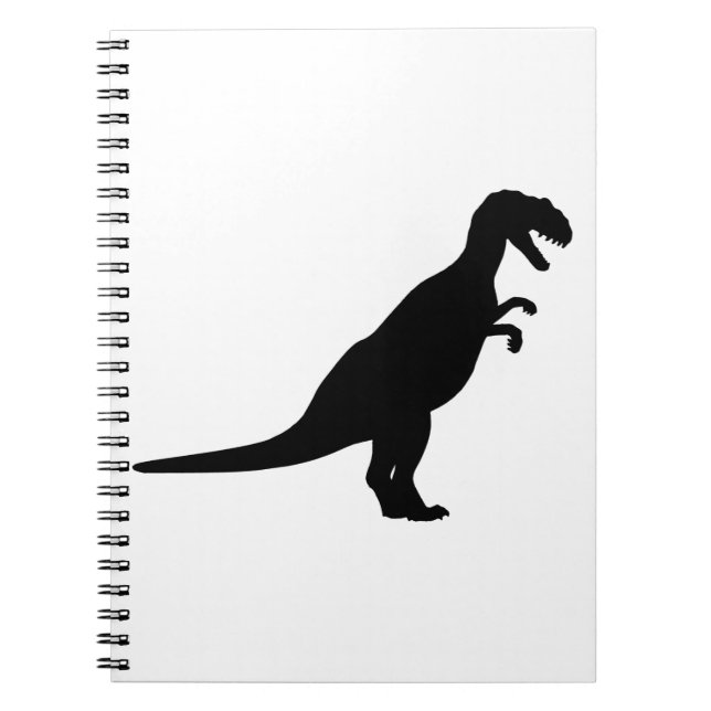 Carnet Dinosaure noir (Devant)