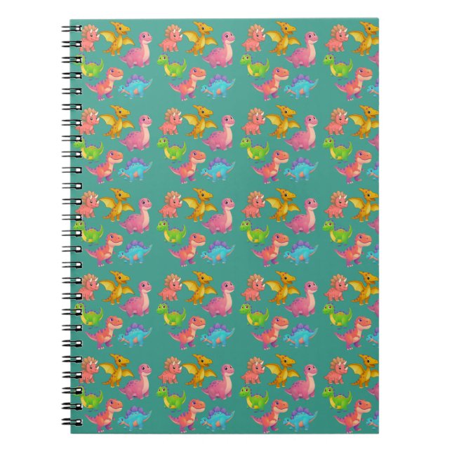 Carnet Dinosaures Illustrés (Devant)