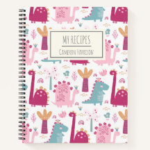 Dinosaures rose mignonne Recette pour enfants pers