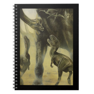 Carnet Dinosaures vintage, Torvosaurus et Brachiosaurus