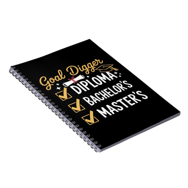 Carnet Diplômé de Master Objectif Creusé Maîtrisé Classe  (Côté Droit)