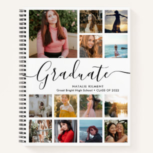 Carnet Diplômée Photo Collage Graduation