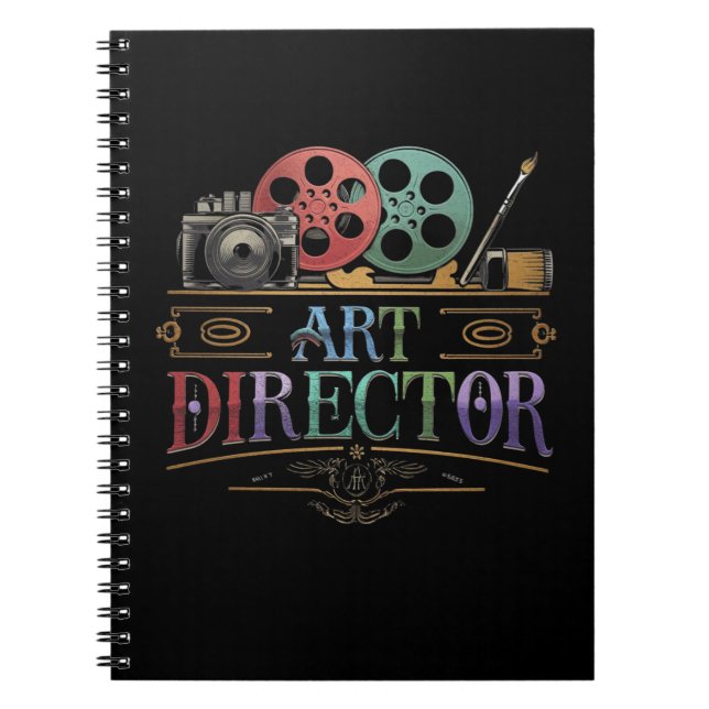 Carnet Directeur artistique or vintage (Devant)
