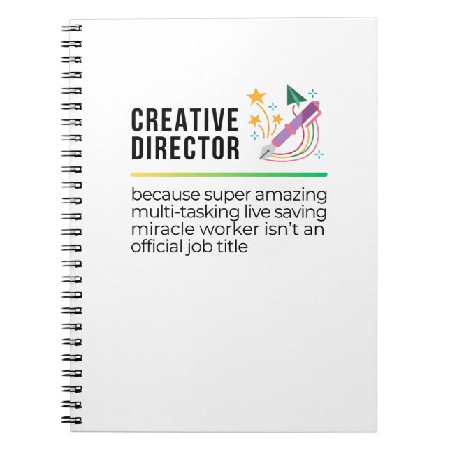 Carnet Directeur de création (Devant)