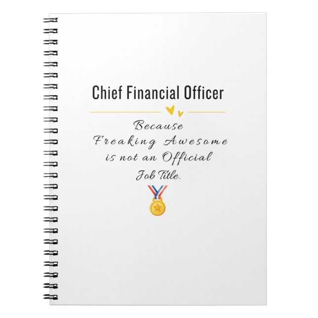 Carnet Directeur financier (Devant)