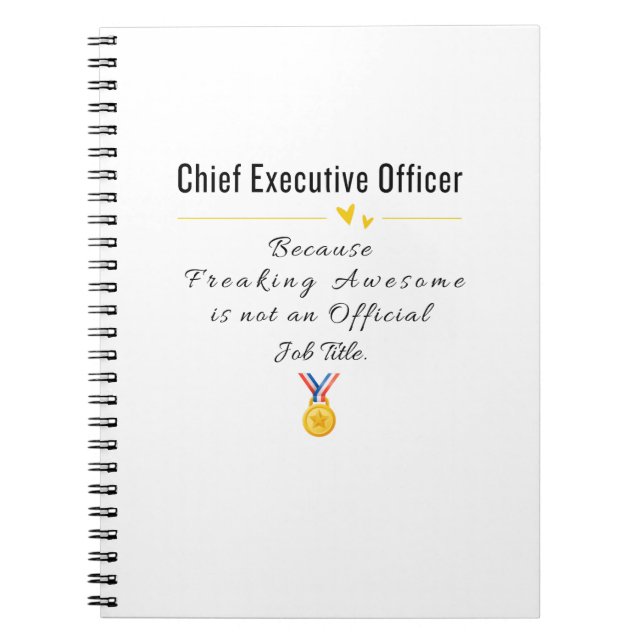 Carnet Directeur général (Devant)