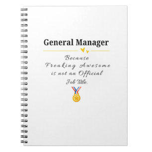 Carnet Directeur général