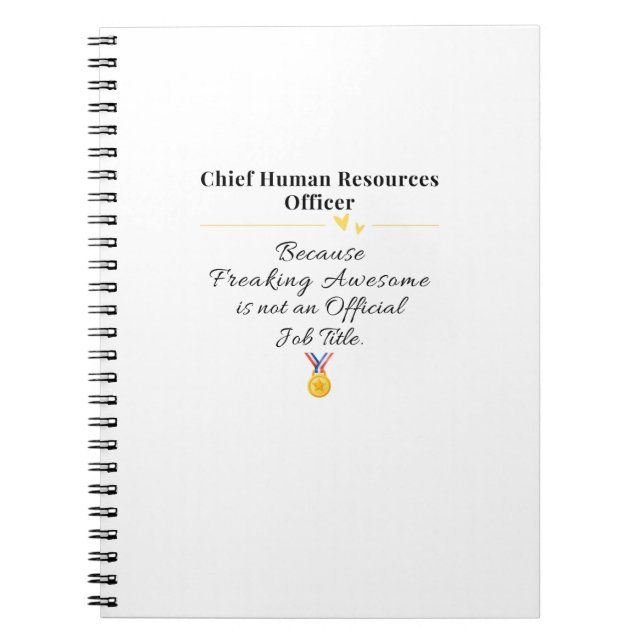 Carnet Directeur/trice des ressources humaines (Devant)