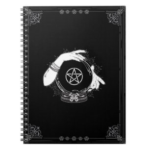 Carnet Diseur de bonne aventure mystique noir Boule de cr