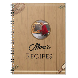 Carnet Disposition de recette de cuisine rustique de mama