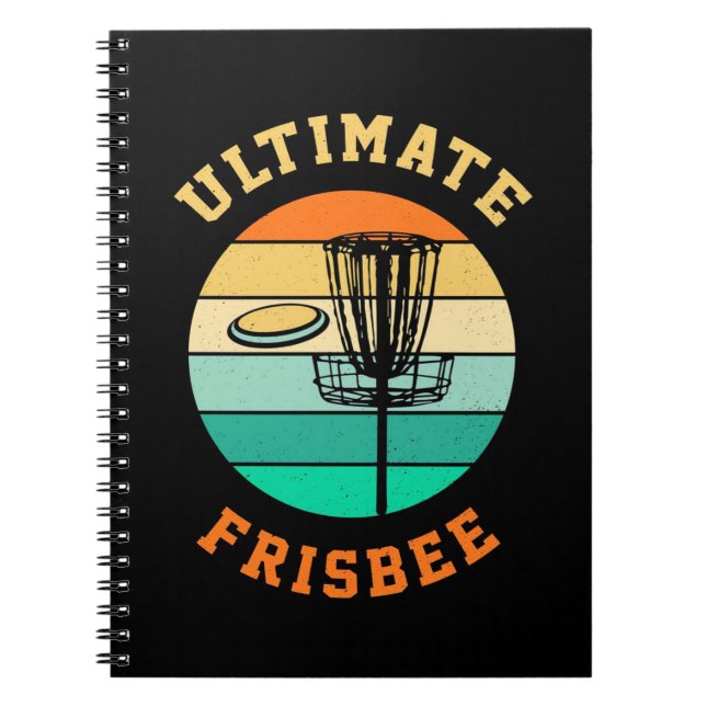 Carnet Disque Golf Ultimate Frisbee (Devant)