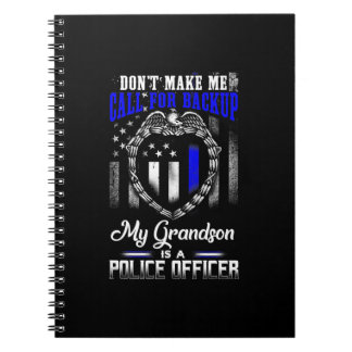 Carnet Distressed Mon Petit-Fils Est Un Cadeau D'Officier