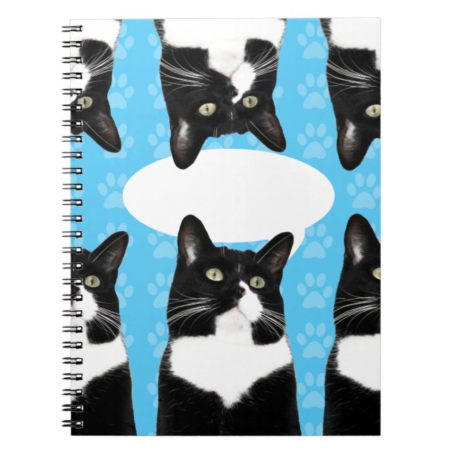 Carnet Dites Ce Triple Cute Kitty Fun Chat Photo Art (Devant)