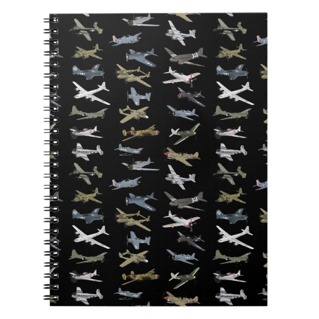 Carnet Divers avions 2ÈME GUERRE MONDIALE américains (Devant)