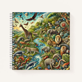 Carnet Diverse Animals & Lush Ecosystem Design