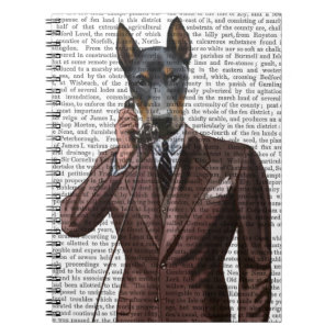 Carnet Doberman sur téléphone